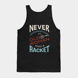 Funny Womens Tennis Saying Tank Top